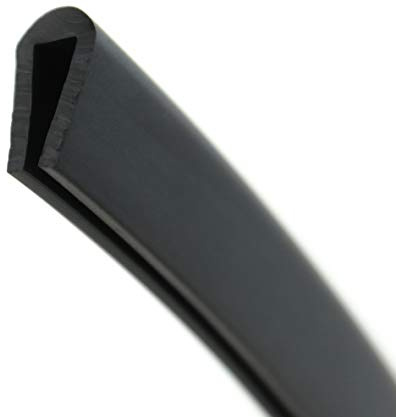 SMI-Fassungsprofil V3 für 4mm aus EPDM Vollgummi Schwarz widerstandsfähiger Kantenschutz für Scheiben, Fenster, Blech U-Profil, U-Gummiprofil, U-Form (3 m)