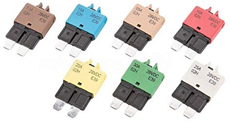 Mintice 12V/24V 30A Kfz Audio Inline Leistungsschalter Sicherungshalter Schutz Stereo Sicherung Lama zurücksetzen Reset Manuale