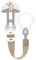 MAM Clip It! & Cover, Kette mit Schnullerbeutel, Neutral