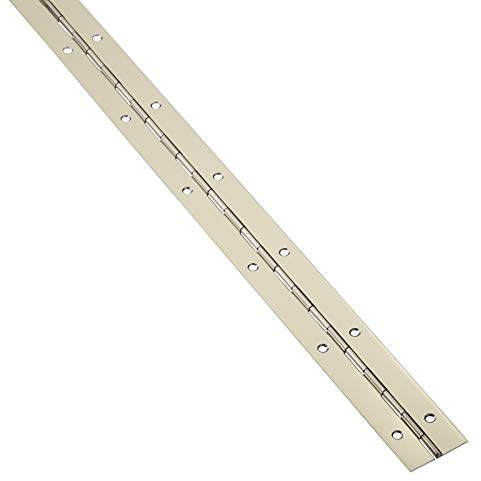 SOTECH Bisagra tipo piano 1000 x 32 x 0,7 mm con aspecto de acero | inoxidable