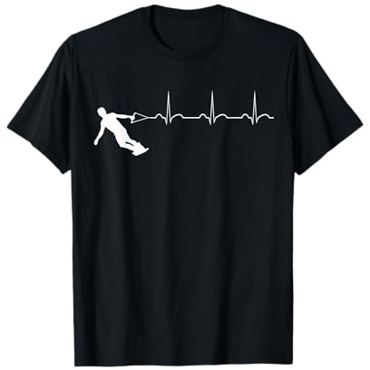Herzschlag Wakeboard Eau Ski Wakeboard Wakeboard Sports nautiques T-Shirt