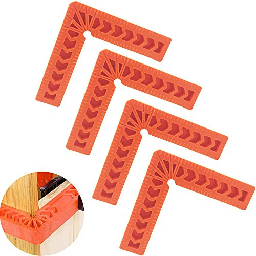 Morsetto di Posizionamento, CTRICALVER 4 pcs 4 Piastre di Posizionamento di 90 Gradi, per Cornici di Quadro Armadi Cassetti