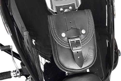 ends cuoio Tankrucksack aus echtem Leder mit Schnellöffnung kompatibel mit Harley Davidson Sport Glide 2018-2024 Abnehmbare Motorradtasche 100% Made in Italy