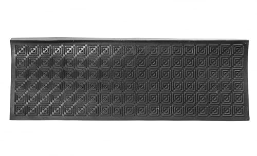 Jet-Line® | Treppenmatten | Gummi | FREDERIKE | 25x89 cm | Stufenmatte | rutschsicher | außenmatte | Gummi | Garten | Antirutschmatte | Treppenmatte | Rutschhemmend
