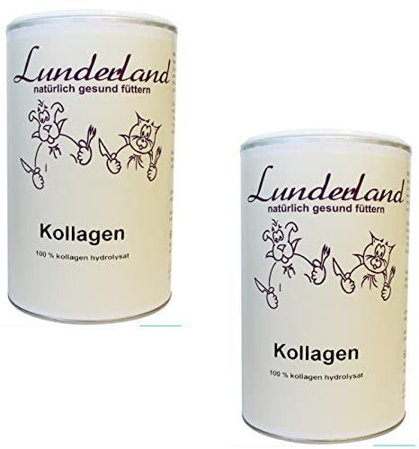 Lunderland Kollagen für Hunde und Katzen - Doppelpack - 2 x 600g