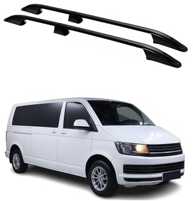 OMAC Dachreling Dachgepäckträger kompatibel mit VW T6 T6.1 alle 2015-2024 Alu L2 Langer 2tlg
