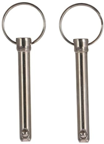 Gabelkopfstifte, Karbonstahl, Schnellspannstift, Durchmesser 8 mm, Marine-Hardware für Bootszubehör, 2 Stück