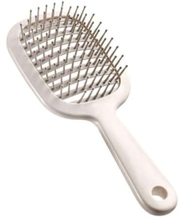 Spazzola curva, ventilata, spazzola di ventilazione per asciugacapelli, spazzola per capelli per donne, spazzola ventilata, spazzola districante per pagaie, spazzola per asciugacapelli con setole