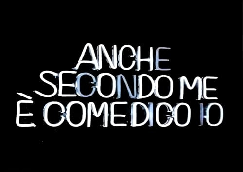 KUSTOM ART Poster Decorativo da Parete Serie Citazioni e Aforismi Anche secondo me è come dico io Stampa Artistica su Carta Patinata 40x30 cm Senza Cornice