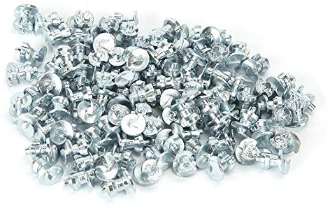 Miosugo 100 Stück Reifenspikes, Autospikes, Rennsport Spikes, Spikes für ungelochte Reifen, Kohlenstoffstahl Spikes für Autos, Winterreifen Spikes (JX100)