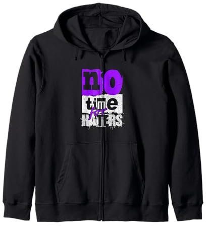 Purple No Time For That Purple Graphic Sudadera con Capucha