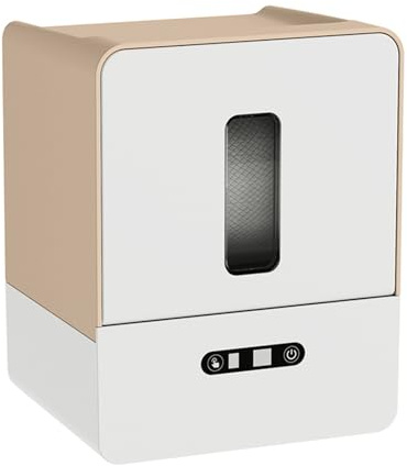Oxxggkao Soporte automático para toallas de papel sin contacto con sensores de movimiento para cocina, baño, gabinete, dispensador automático de toallas de papel alimentado por pilas