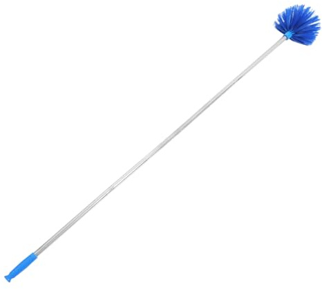 BESTOYARD Scopa Telescopica in Acciaio Inox e Nailon, Leggera, per Soffitti Alti Scopone Ragnatele con Asta Regolabile Colore Casuale per Ragnatele e Interni