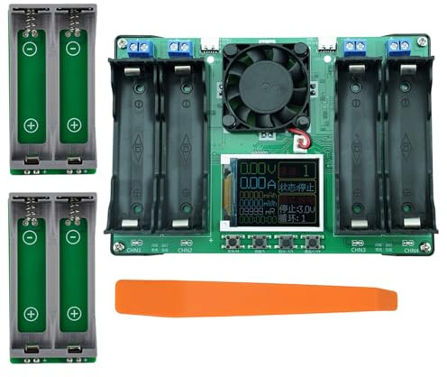 18650 21700 tipo C 4 canales probador de capacidad de batería pantalla LCD de litio dispositivo de detección digital herramienta de prueba