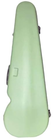 Geigenkasten 4/4 Geigenkoffer aus Kohlefaser mit hoher Härte, Farbe Macaron(Bean green 4 4)