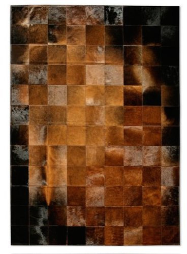 Vip-leather NEU KUHFELL Patchwork Teppich (240 cm x 300 cm)