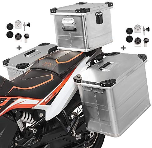 Alu Koffer 45-45L Topcase 36L Kompatibel mit Suzuki Bandit 1200 / S