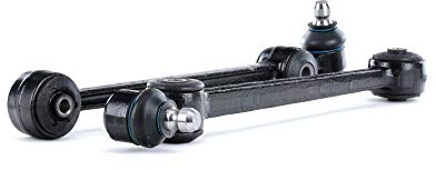 RIDEX 772S0057 Satz Querlenker-Reparatursatz Vorne Links Vorne Rechts mit Sicherungsschraubensatz für VW POLO (9N)