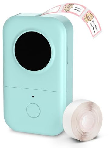 Phomemo D30 Etikettendrucker, Mini Bluetooth Etikettiergerät Tragbarer beschriftungsgerät Selbstklebend Labeldrucker, Handgerät Kabelloser Label Printer Für Zuhause, Büro, Schule