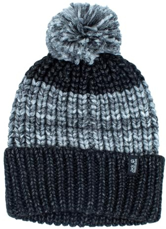 Jack Wolfskin Naha Hopewell Rock Cap Beanie Damen Winter Mütze Grau 1908031-6320