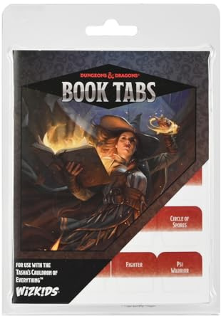 D&D Book Tabs: Tasha's Cauldron of Everything