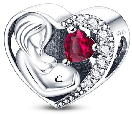 Catena di sicurezza per mamma portafortuna, con ciondolo a forma di zampa di cane, gatto, in argento Sterling 925, compatibile con braccialetti Pandora Moments, 4mm Hole, Metallo Argento sterling, Non