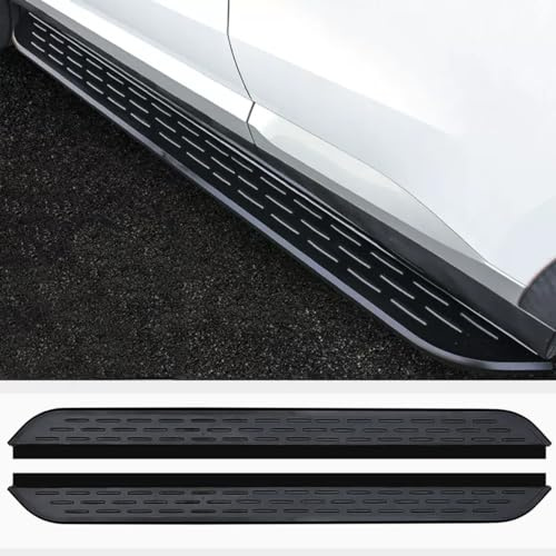 2 estribos Laterales de Aluminio nerf para Hyundai Tucson NX4 2022-2026 (con Soportes)