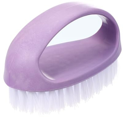 PATIKIL Brosse À Récurer pour Linge avec Poignée en D Violet