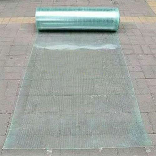 Transparente Fiberglas-Dachplatten, 1 mm, robuste Gewächshaus-Kunststoffplane für Balkonleitbleche, Verkleidungsplatte, transparente Plane
