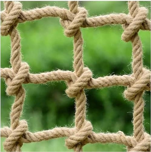 WXF86djl Kletternetz für Kinder Outdoor-Kletternetze for Kleinkinder, Frachtseilleiternetze, die Spaß auf Spielplätzen Machen(3 * 3m(9.9 * 9.9ft))