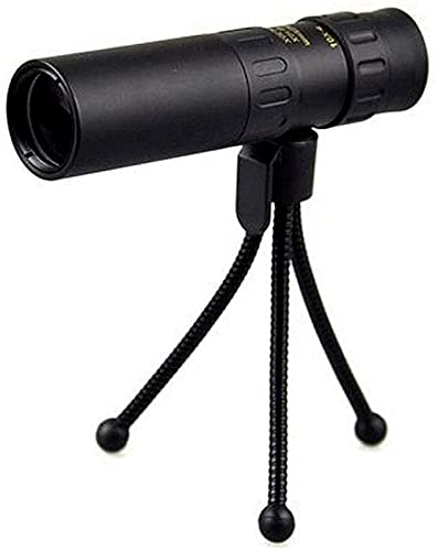 CBBZXUEWIT Prismáticos monoculares con Zoom 10-30x25, potentes binoculares HD, binoculares de Bolsillo, minivisor de Caza con trípode y Bolsa de Transporte