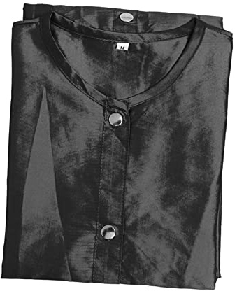 CALLARON Friseur-overalls Salon Friseur Friseurjacken Für änner Friseurschürze Salonschürzen Für Friseur Haushaltsarbeitsschürze Haarschnitt-techniker-schürze Black Nylon-polyester
