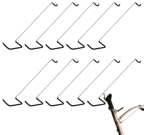 Lnhgh Astspreizer Für Obstbäume | 10-Fach Zweigbiegewerkzeug,36 cm Biegewerkzeug Zum Begradigen Von Ästen Im Garten Für Kompostierung Und Pflanzenpflege