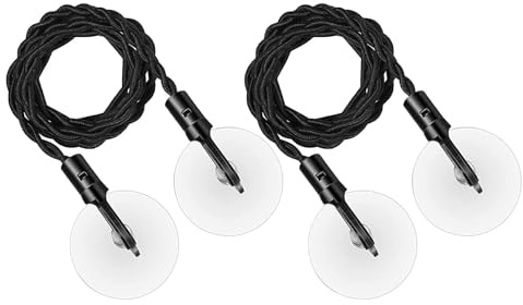 Filo per bucato – Linea di biancheria da viaggio retrattile | Strumenti di asciugatura da campeggio all'aperto Tazza a ventosa con corda elastica regolabile per il lavaggio professionale del per