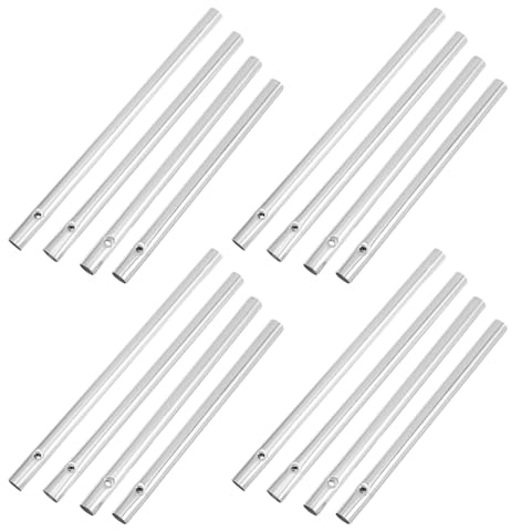 ORFOFE 12 Stück Windspielrohre aus Aluminium mit Tieftonröhren und Leichtem Design für Gartendekoration im Außenbereich und Kommerzielle Außenanlagen
