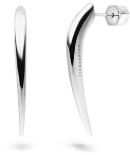 LIEBESKIND BERLIN Damen Schmuck – Ohrstecker im Spikes Design aus Edelstahl – in Silber – markant, modern & vielseitig kombinierbar – hochwertig verarbeitet & ideal für jeden Anlass