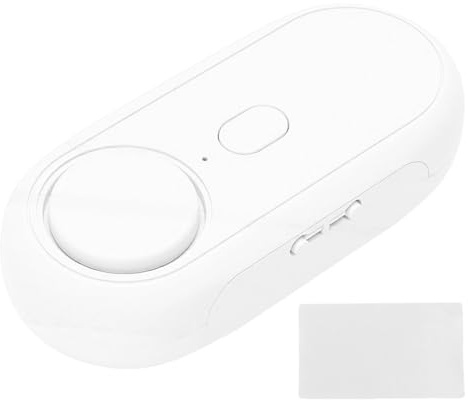 Jectse Fenster-Tür-Alarm, 120 DB Glasbruchsensor, Vibrationsalarm mit Einstellbarer Empfindlichkeit von 1–5 Stufen, für die Diebstahlsicherung von Autos und Häusern