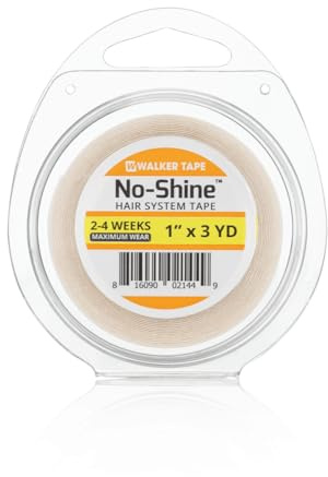Walker Tape No Shine 1 x 3 Yards Hair Replacement System Wig Adhesive