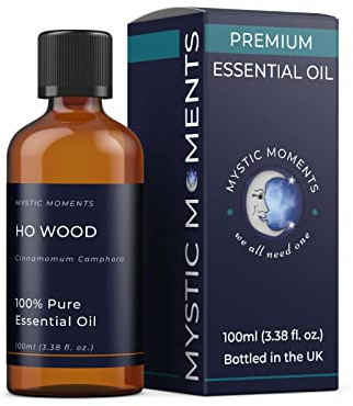 Mystic Moments | Olio Essenziale di Legno di Ho | 100ml | Cinnamomum camphora dona a diffusori, miscele di oli e formulazioni profumate un aroma morbido floreale legnoso.