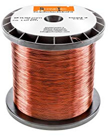 Kupferlackdraht W210 Ø 0,50 mm 2 kg, ca. 1050m - CU Lackdraht Grad 2 CUL Kupferdraht Gewicht 2 Kilogramm Durchmesser 0,50 Millimeter Wickeldraht Kupfer Draht nach IEC 60317-13
