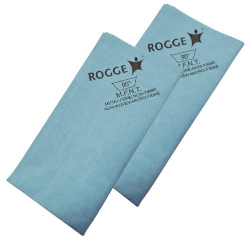 ROGGE Premium PROAKTIVE Mikrofaser. 2X Prof. Microfaser Bildschirm, Display, Optik Reinigungstücher, 38x40cm, waschbar bis 95 Grad 2 Stück. Für alle glatten und sensiblen Oberflächen geeignet.