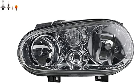 Johns, Scheinwerfer Halogen passend für VW Golf IV 1J 08/97-06/2005 Links Leuchtmittel