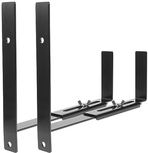 DOITOOL 2stücke Verstellbare Balkon Pflanzkasten Halterungen Haken Für Fensterpflanzen Für Garten Und Balkon Robust Installieren Passend Für Geländer Und Zäune