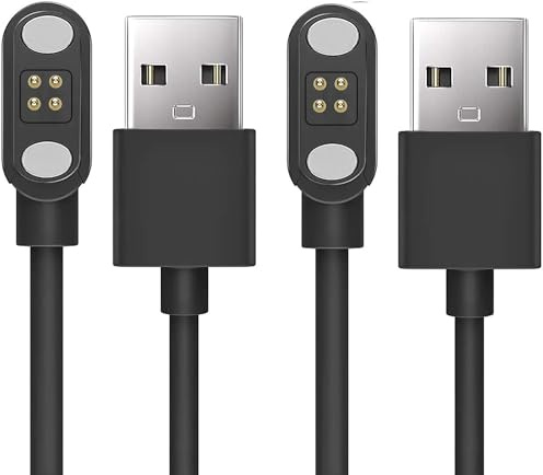 Blueshaweu Ladekabel Kompatibel mit Relxhome Knochenschall Kopfhörer X7S / X7S-2, Kabel Ladegerät Ladestaion für Relxhome X7S / X7S-2 Knochenschall Kopfhörer (schwarz+schwarz)