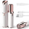 Facial Hair Remover for Women, Hair Removal Device Rechargeable, Painless Face Shavers for Women, for Lips Face Peach Fuzz with Light(White)