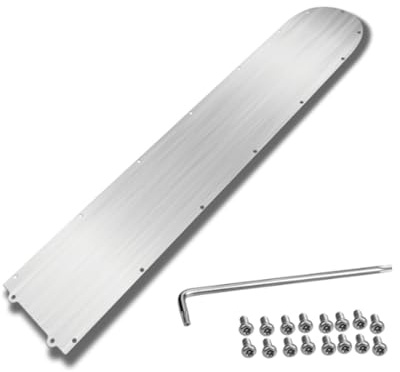Qcbuegof 1Set Electric Scooters Chassis Protecting Stainless Steel Battery Bottom Covers For Electric Kicks Scooters Scooters Replacement Part