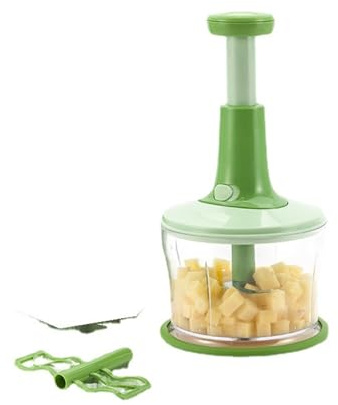 Salad Spinner, Vegetable Chopper Household Manual Vegetable Cutter Egg Beater Garlic Masher Garlic Masher Multifunctional Cooking Machine Vegetable Dehydrator Draining Basket