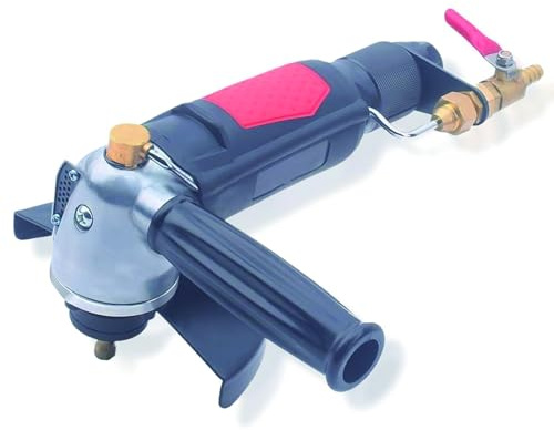 Pulidora húmeda de 125 mm, amoladora angular neumática, 5500 rpm, máquina de corte y pulido alimentada por agua para granito, mármol, hormigón y metal