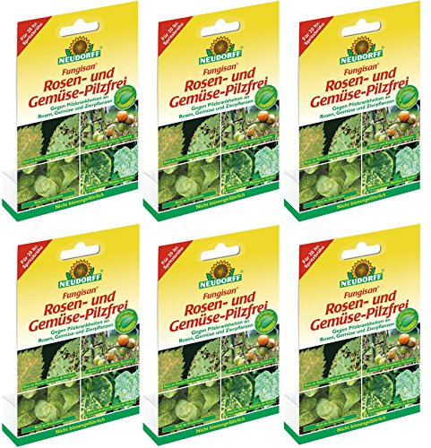 6 x 16 ml Neudorff Fungisan Rosen- und Gemüse-Pilzfrei