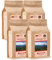 Kaffee Crema Mit Herz - Colombia Hacienda La Claudina - 4 x 1000 g Ganze Bohne - für Kaffee-Vollautomat, Kaffeemühle - Röstkaffee Fair Gehandelt | Gastropack Sparpack